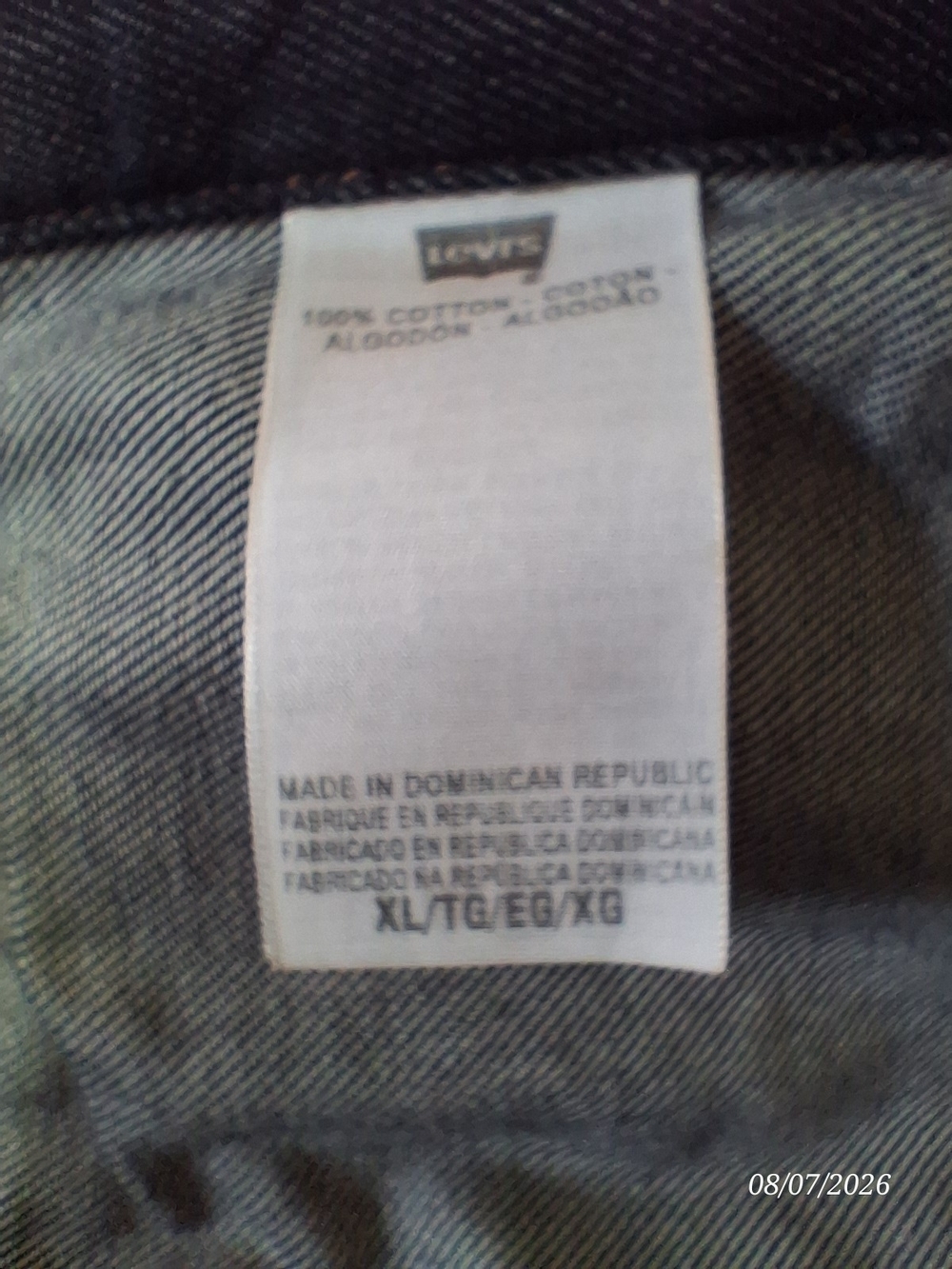 🔥 Levi's Reef Collaboration Denim Trucker Jacket Graphic Back XL Like Ne - Picture 4 of 5